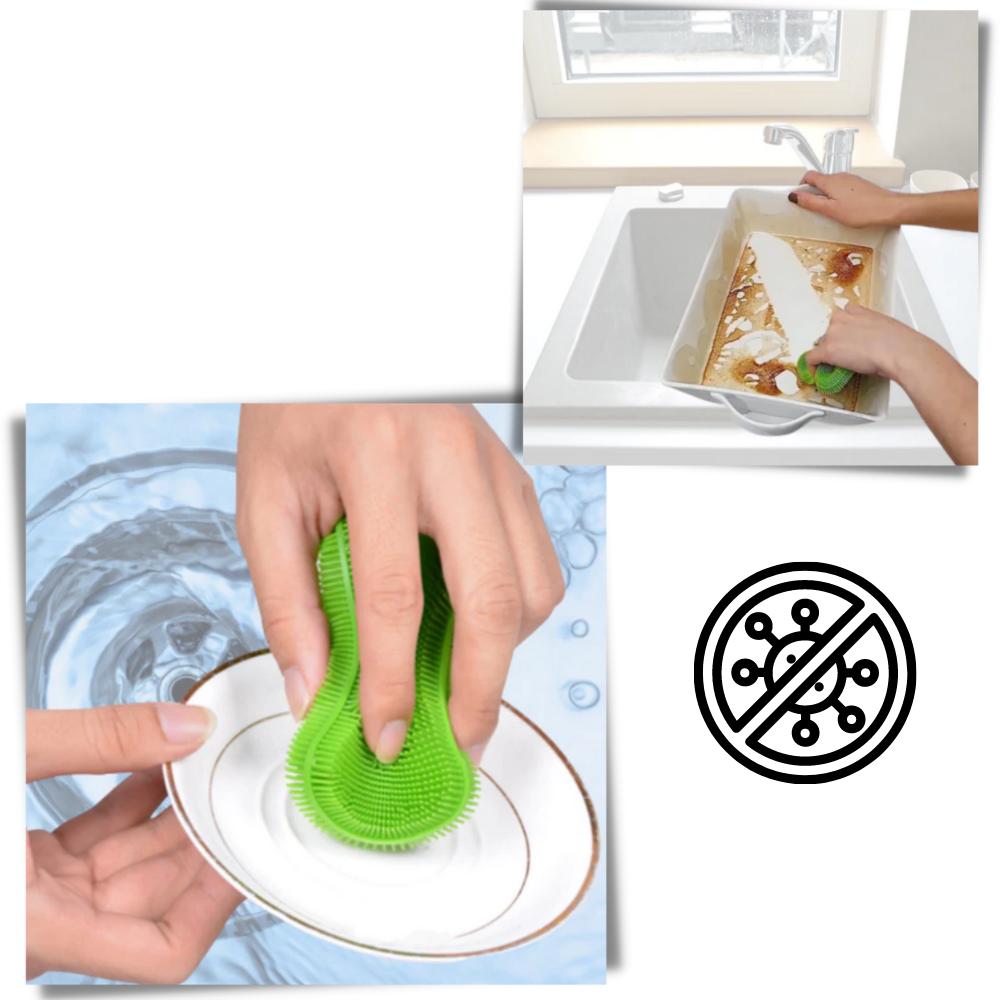 Esponja de cocina de silicona - Ozerty