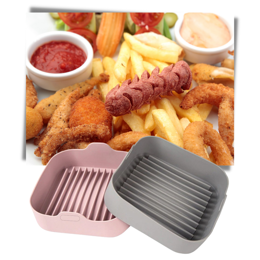 Sartén cuadrada de silicona ecológica - Ozerty