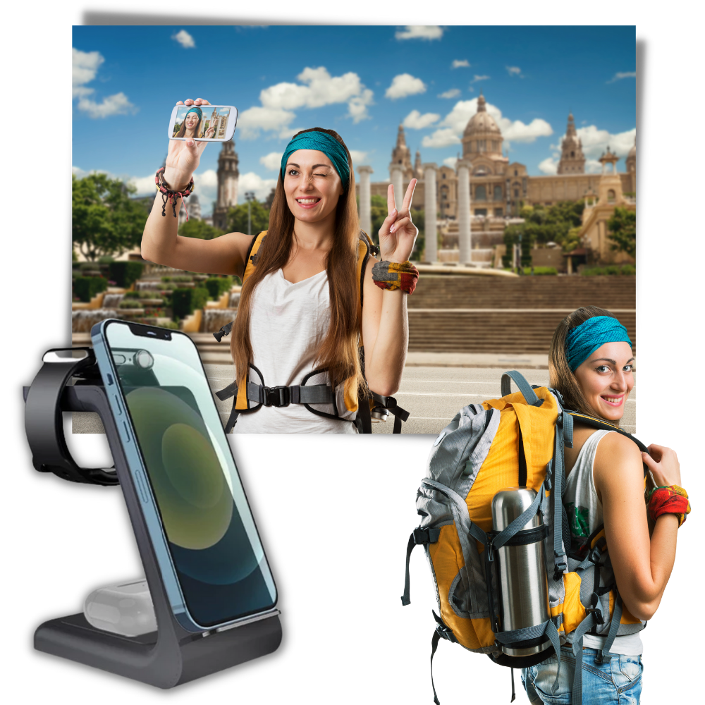 Estación de carga inalámbrica de móviles - Ozerty