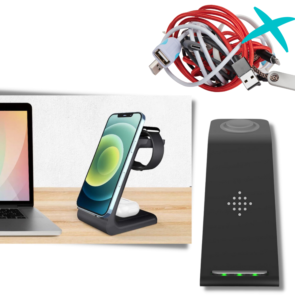 Estación de carga inalámbrica de móviles - Ozerty