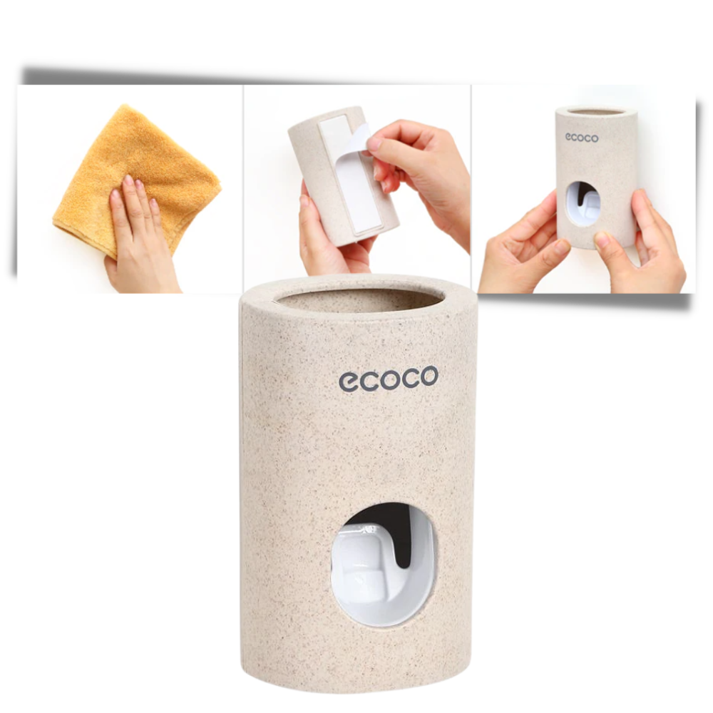 Dispensador de pasta de dientes de pared - Ozerty