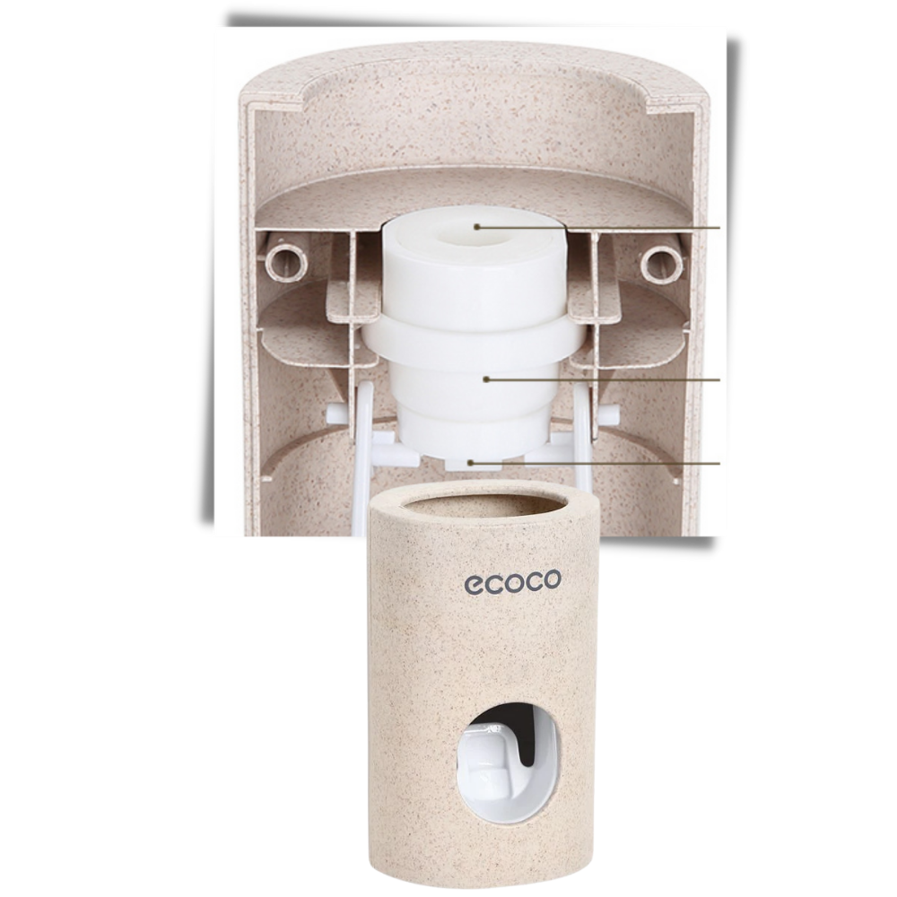 Dispensador de pasta de dientes de pared - Ozerty