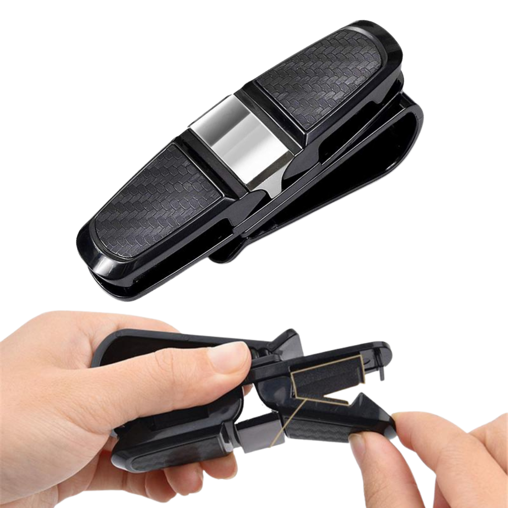 Soporte de gafas de sol para visera de coche - Ozerty