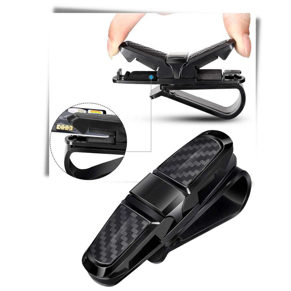 Soporte de gafas de sol para visera de coche - Ozerty