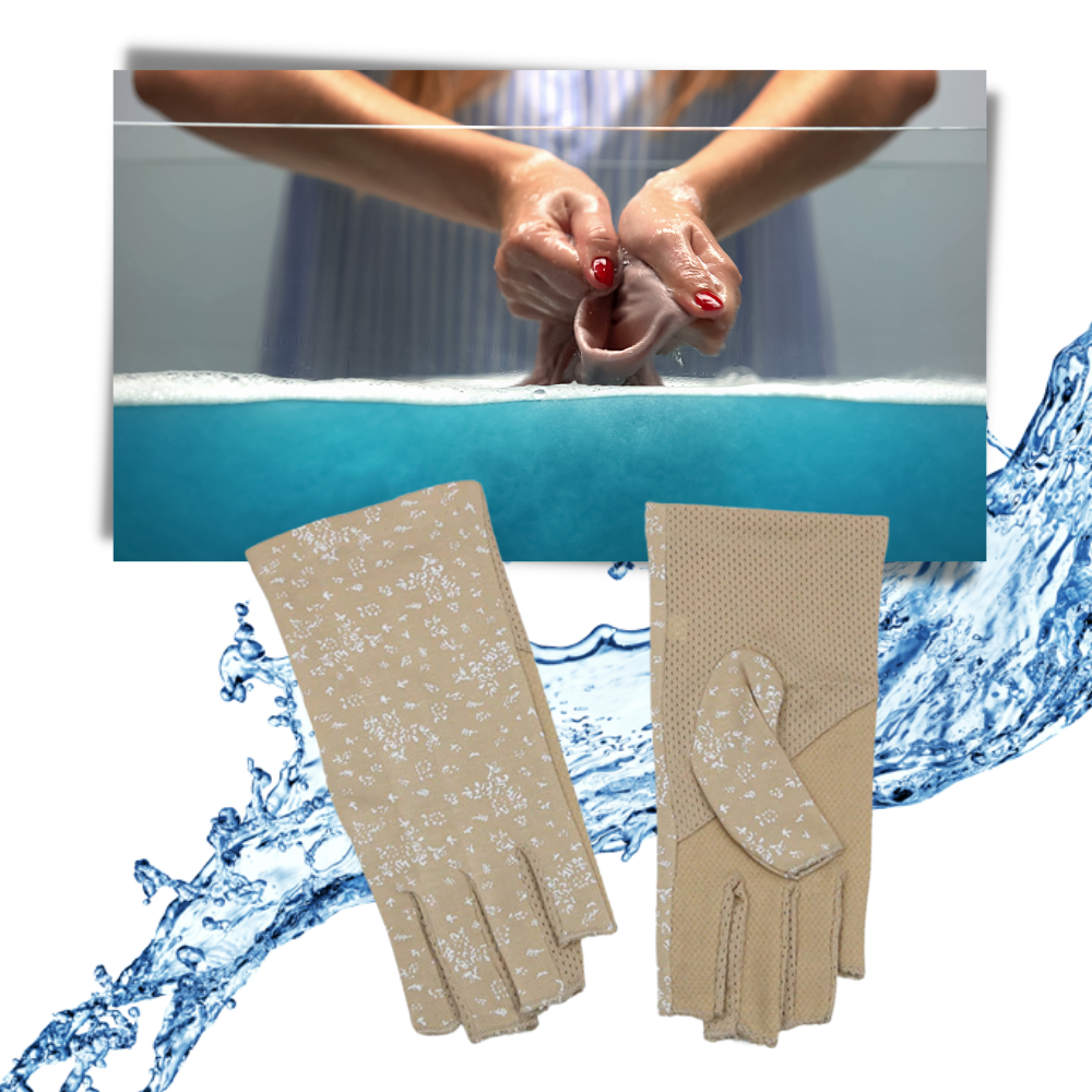 Elegantes guantes de algodón con protección uv - Ozerty