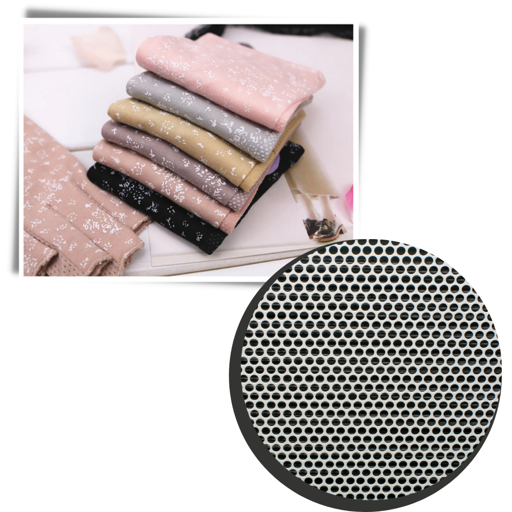 Elegantes guantes de algodón con protección uv - Ozerty