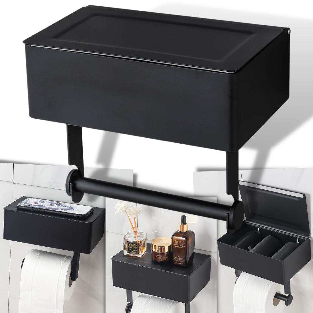 Portarrollos de papel higiénico y caja de pañuelos - Ozerty