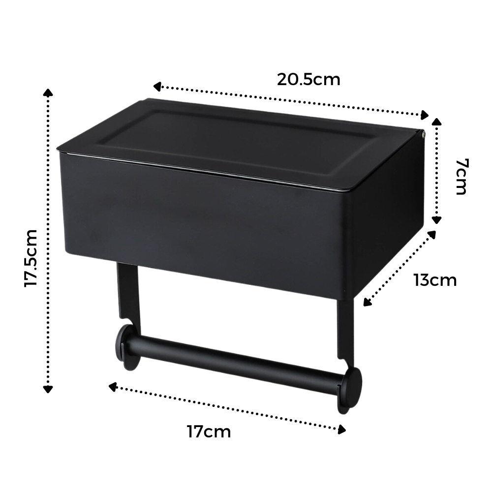 Portarrollos de papel higiénico y caja de pañuelos - Ozerty