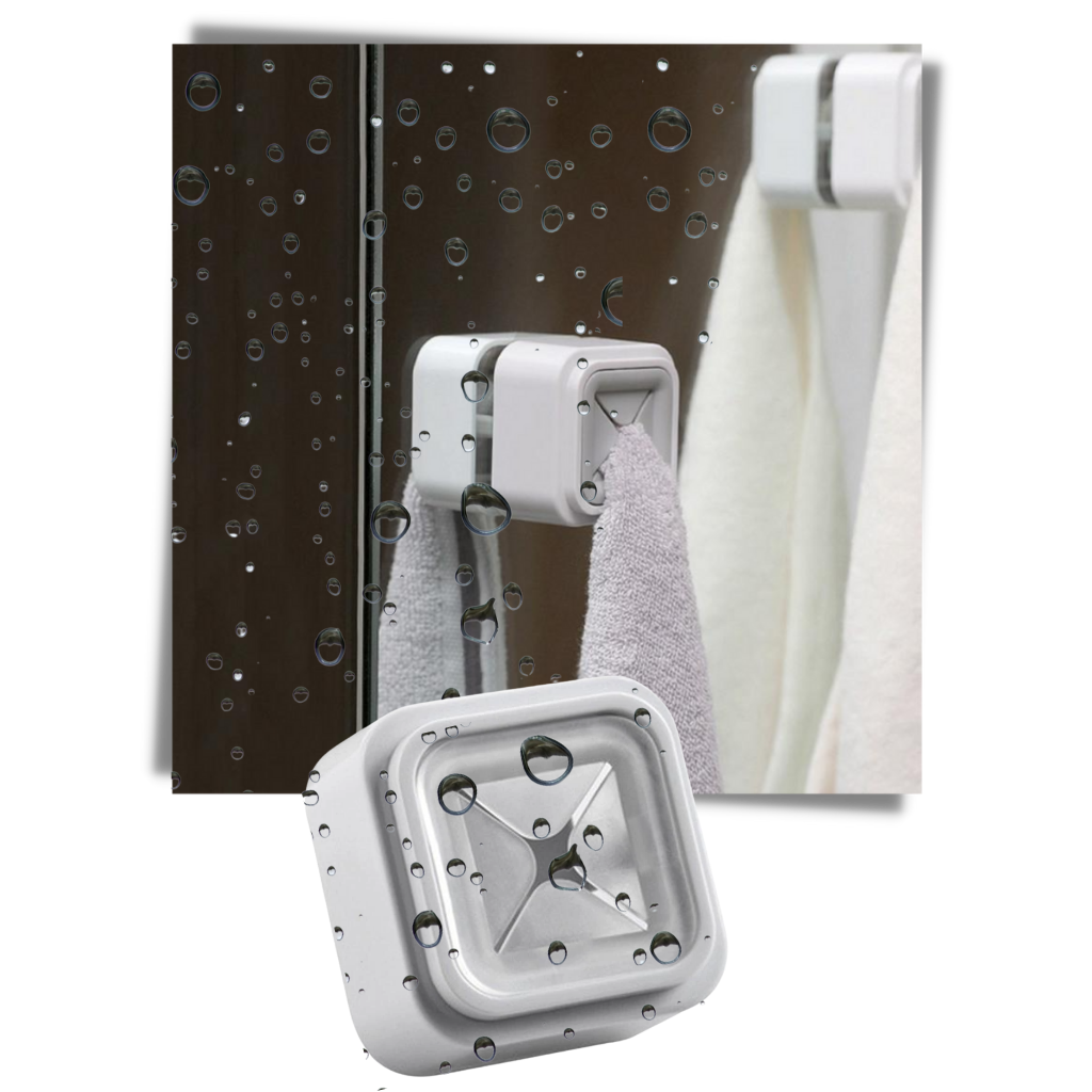 Pack de 3 toalleros adhesivos - Ozerty