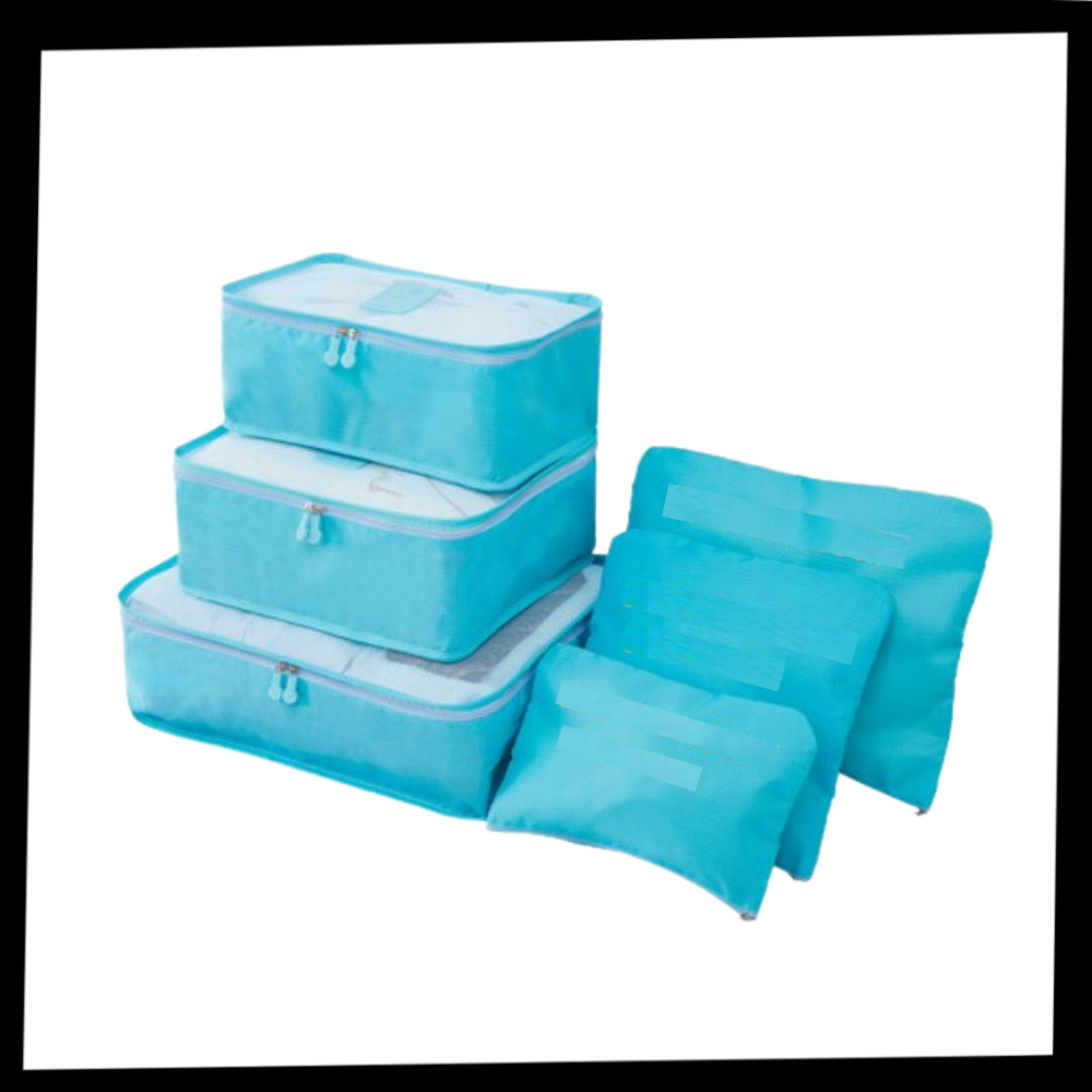 Juego de 6 bolsas de viaje pequeñas para la maleta - Ozerty