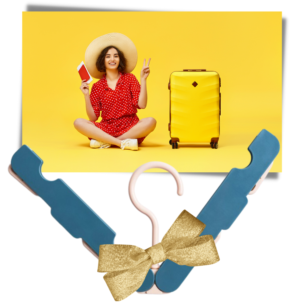 Paquete de 2 perchas portátiles - Ozerty