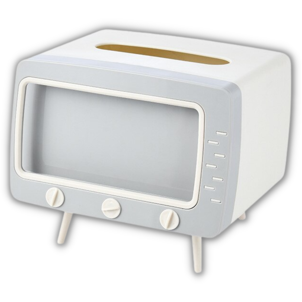 Dispensador de pañuelos con soporte para teléfono - Ozerty