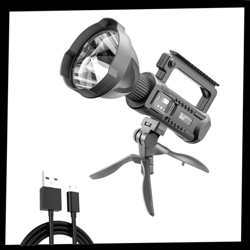 Linterna led y trípode - Ozerty