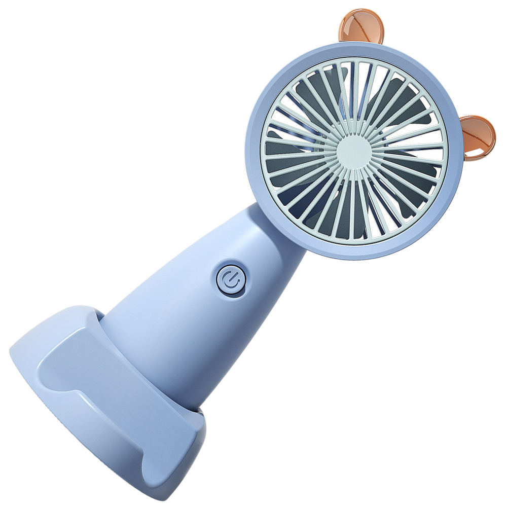Mini ventilador usb con soporte para teléfono - Ozerty