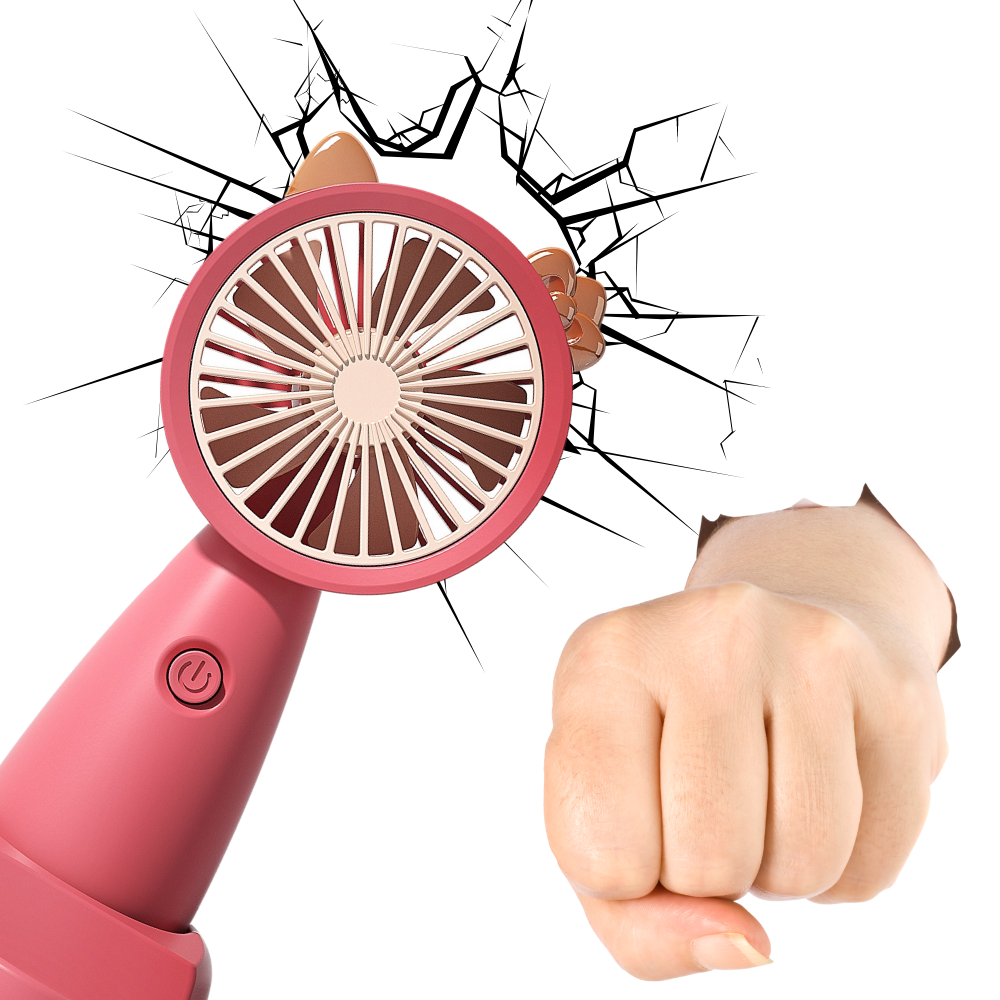 Mini ventilador usb con soporte para teléfono - Ozerty