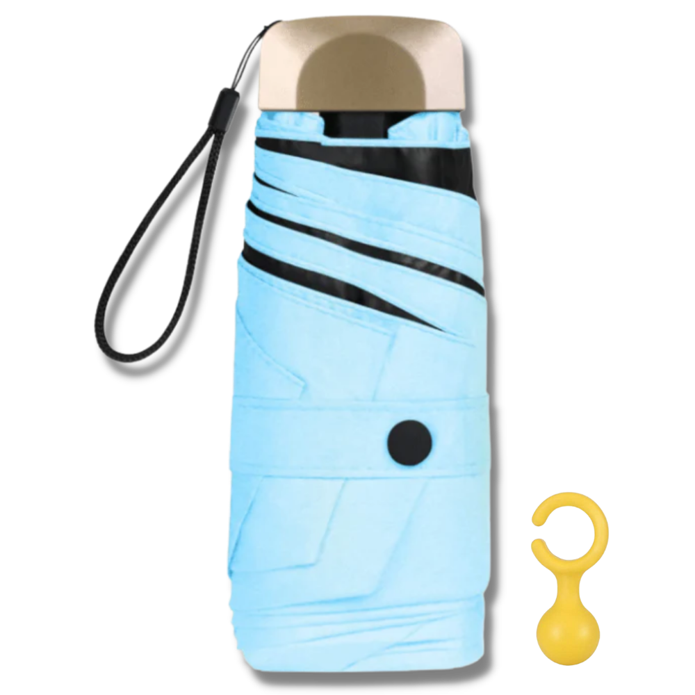 Paraguas de bolsillo con protección UV -Azul - Ozerty