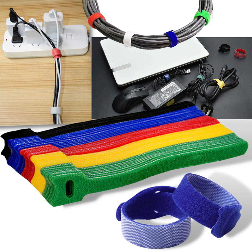Organizador de cables con velcro - Ozerty