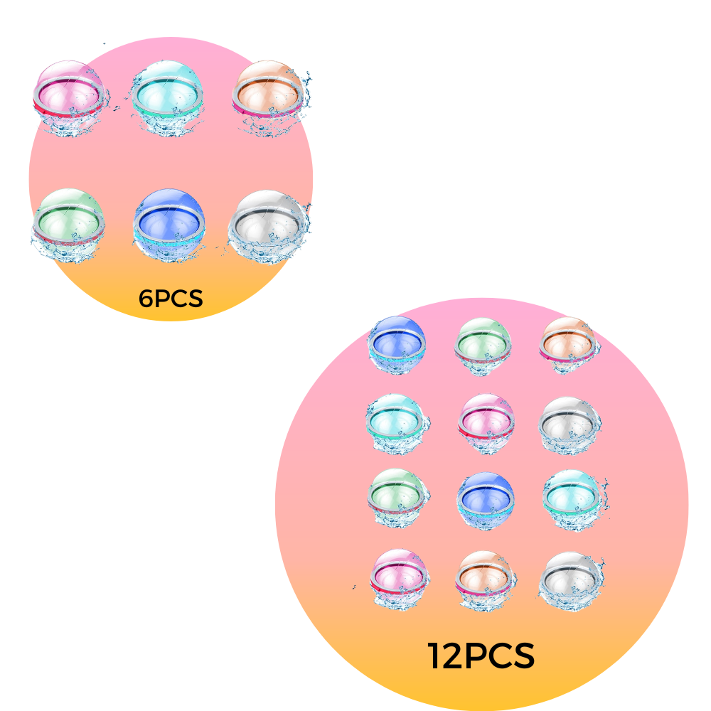Paquete de globos de agua reutilizables - Ozerty