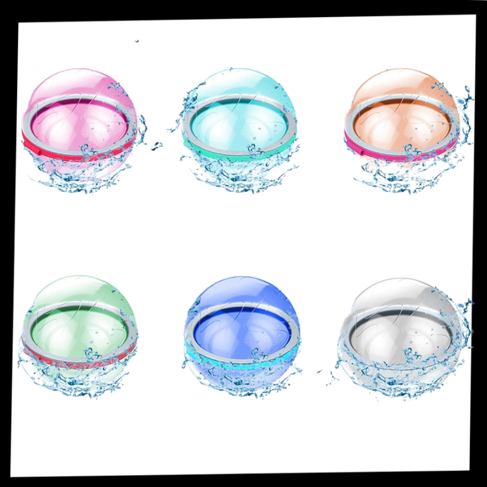 Paquete de globos de agua reutilizables