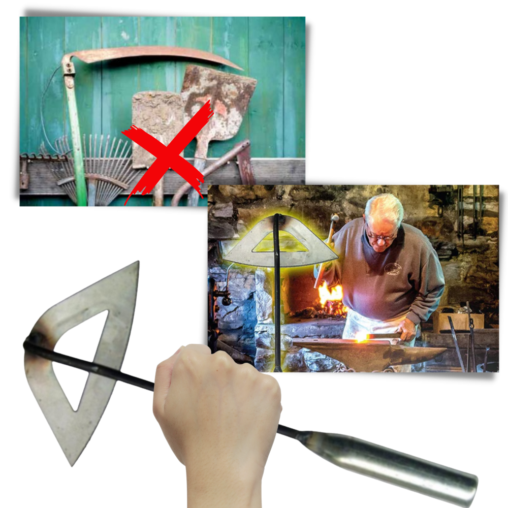 Azada manual de acero - Ozerty