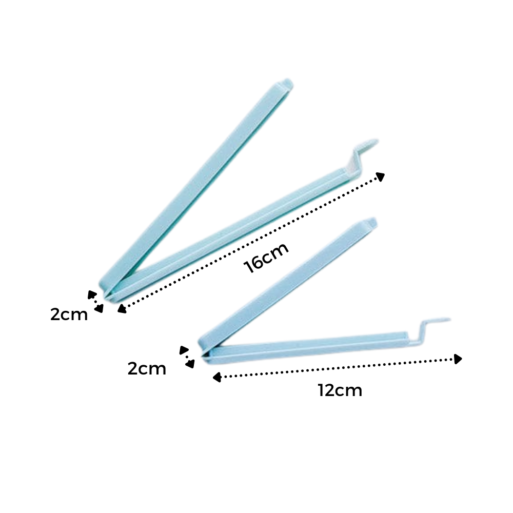 Paquete de 15 clips para sellar paquetes de alimentos - Ozerty