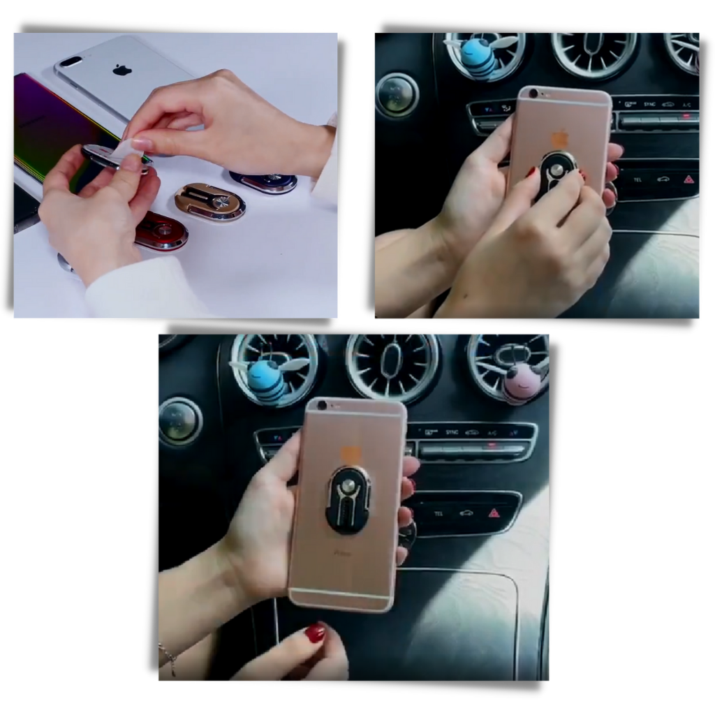 Soporte de anillo para teléfono móvil 2 en 1 - Ozerty