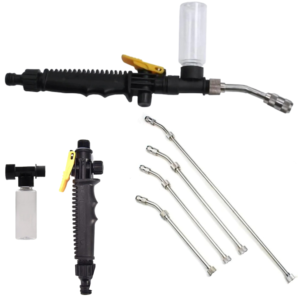 Pistola limpiadora agua alta presión 2 en 1