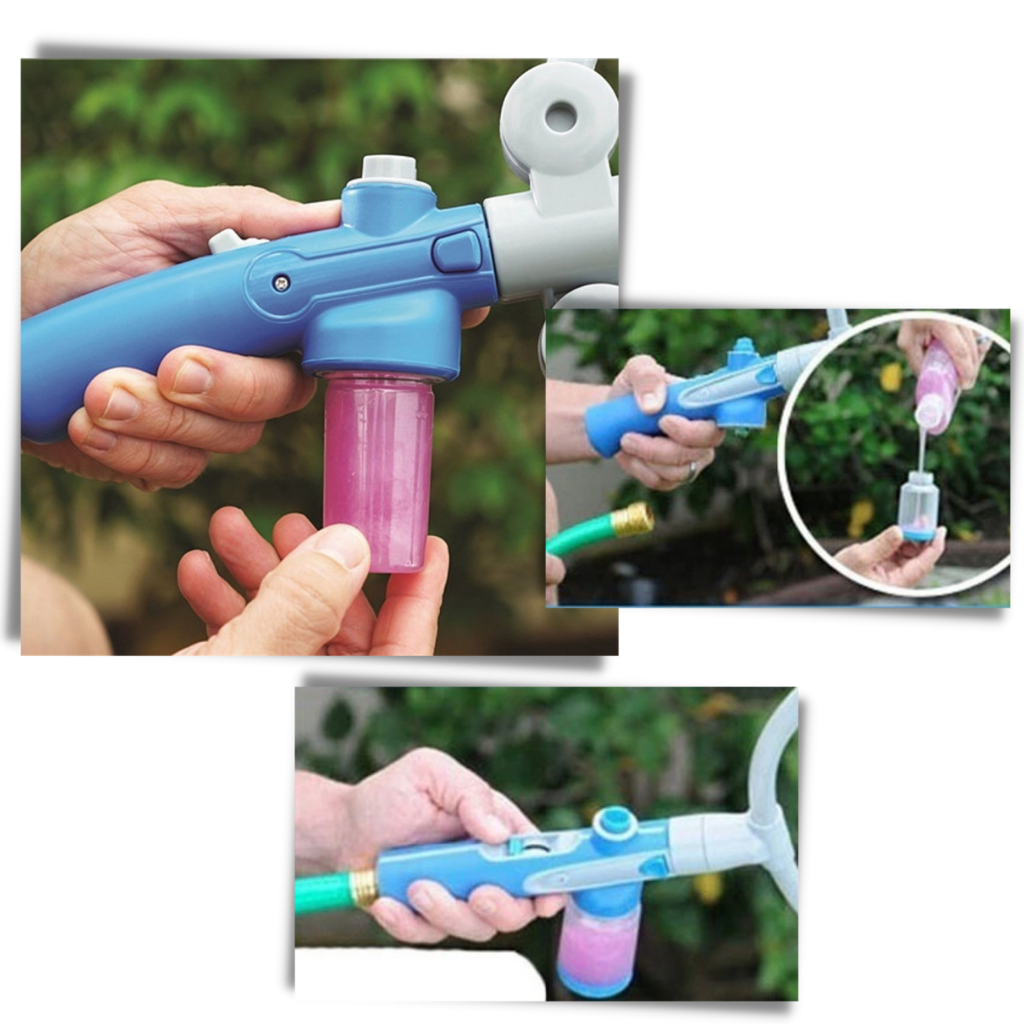 Ducha de 360° para mascotas - Ozerty