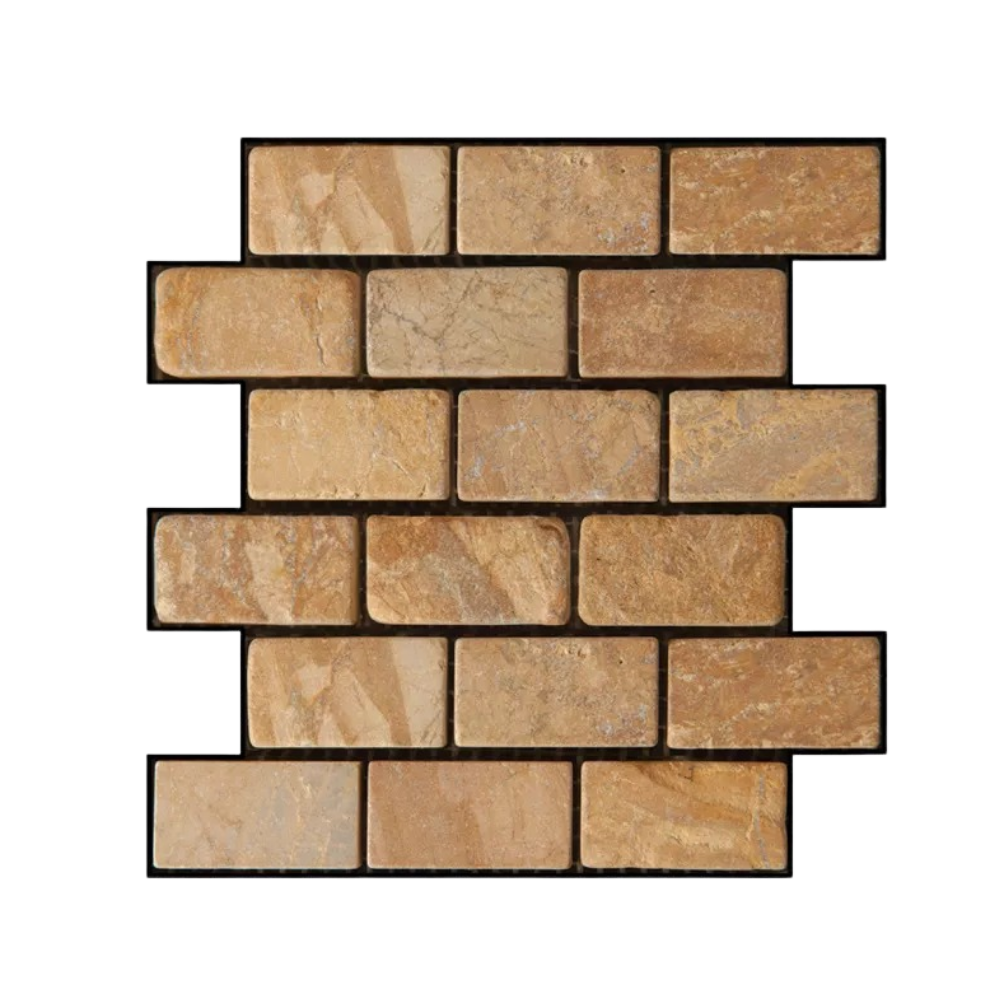 Azulejos de espuma de pared en 3d con adhesivo - Ozerty