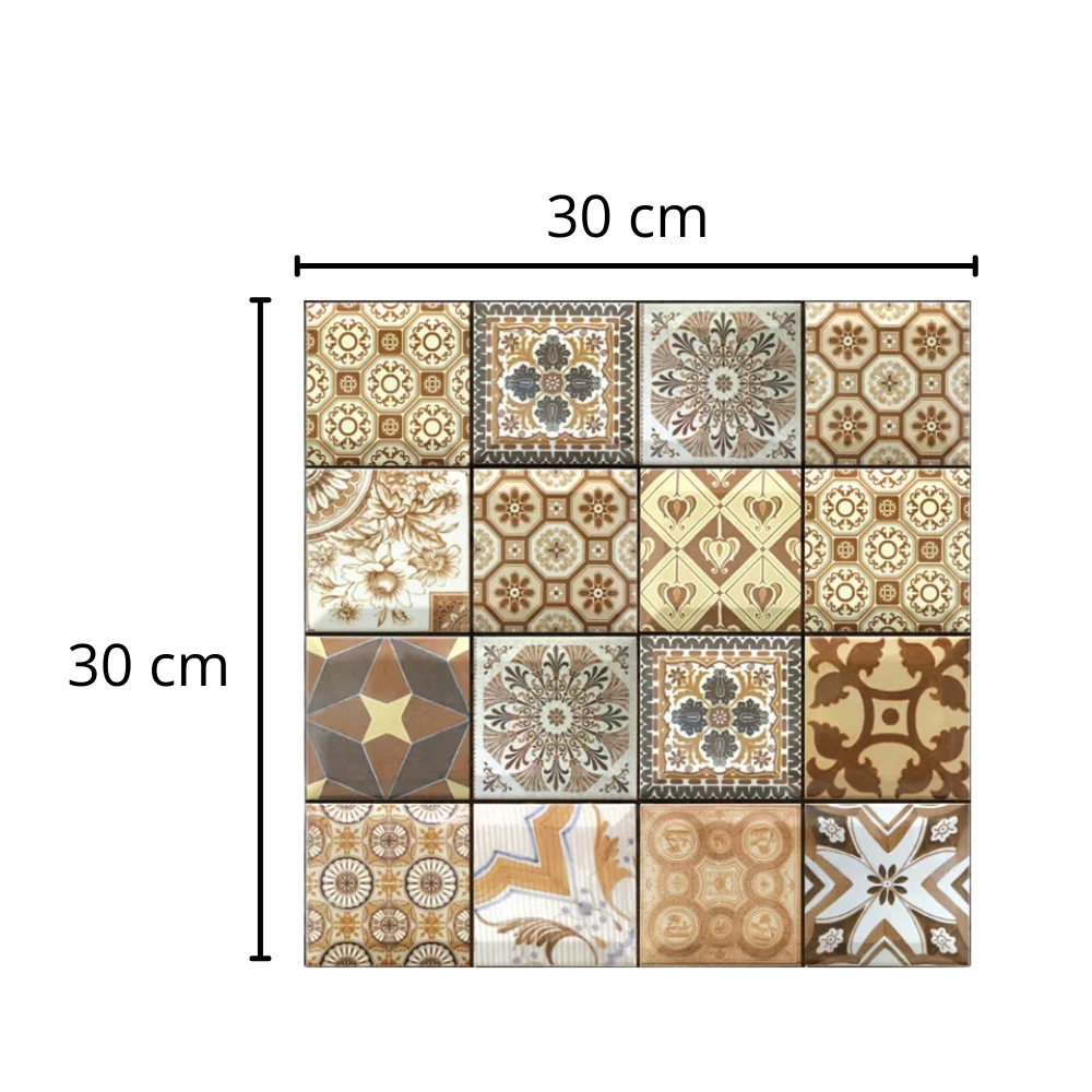 Azulejos de espuma de pared en 3d con adhesivo - Ozerty