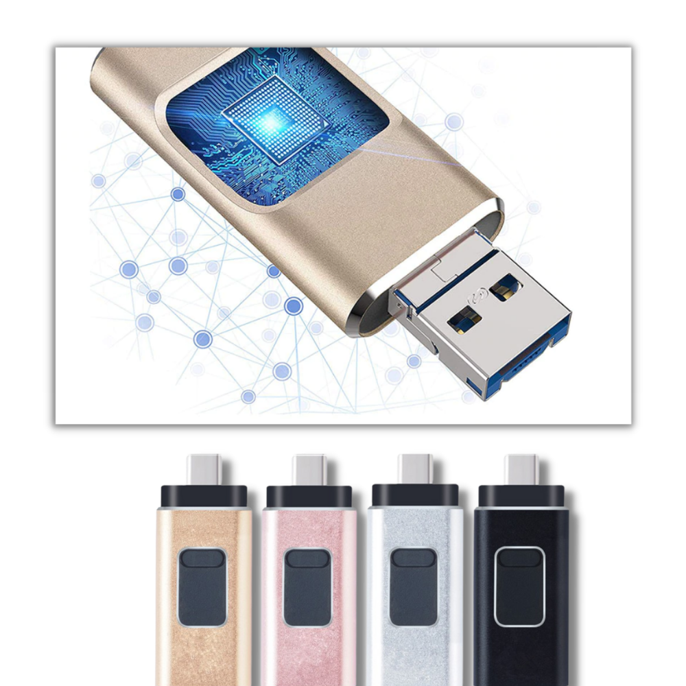 Unidad flash USB 4 en 1 - Ozerty
