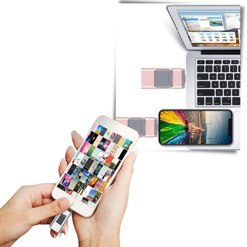 Unidad flash USB 4 en 1 - Ozerty