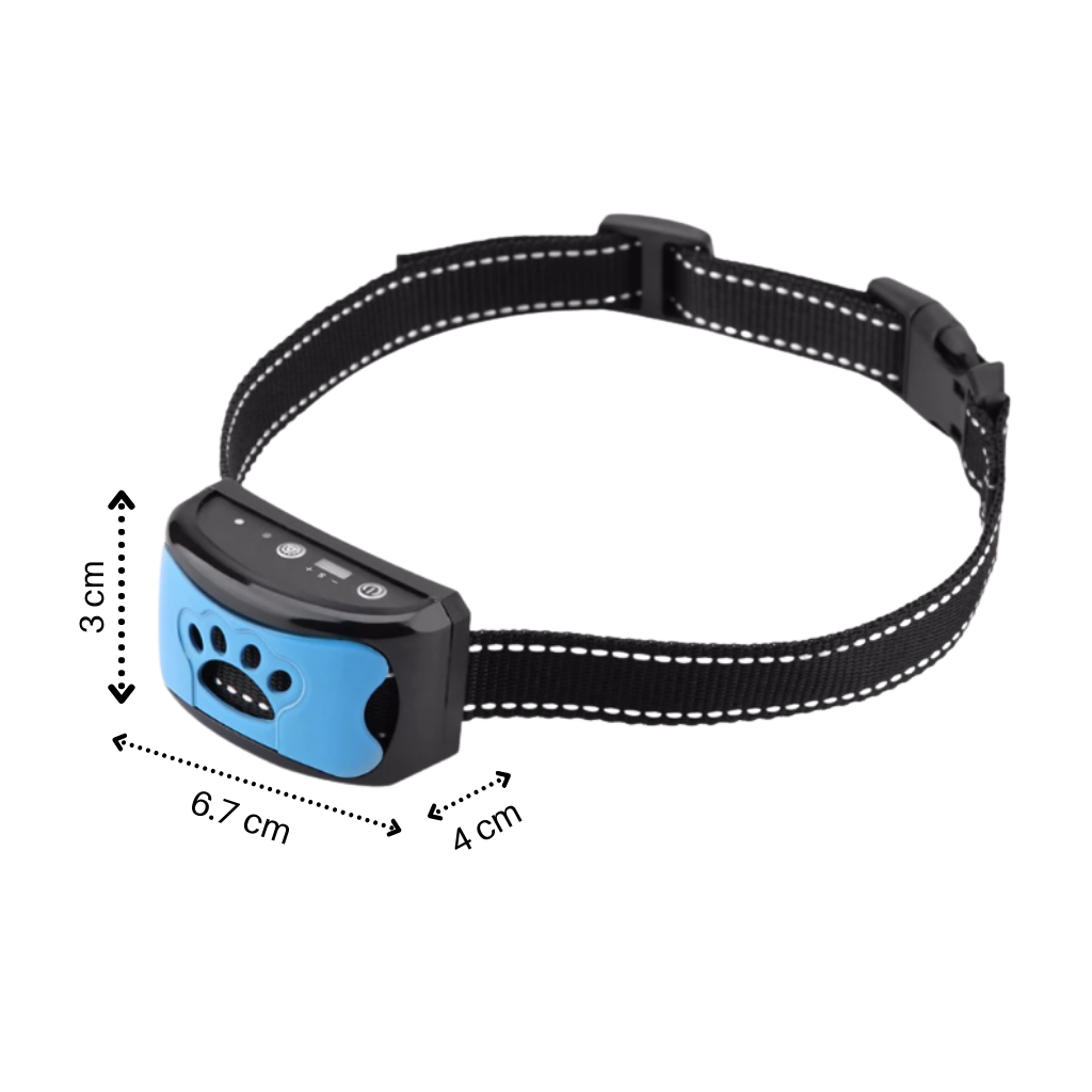 Collar anti ladridos ajustable para perros