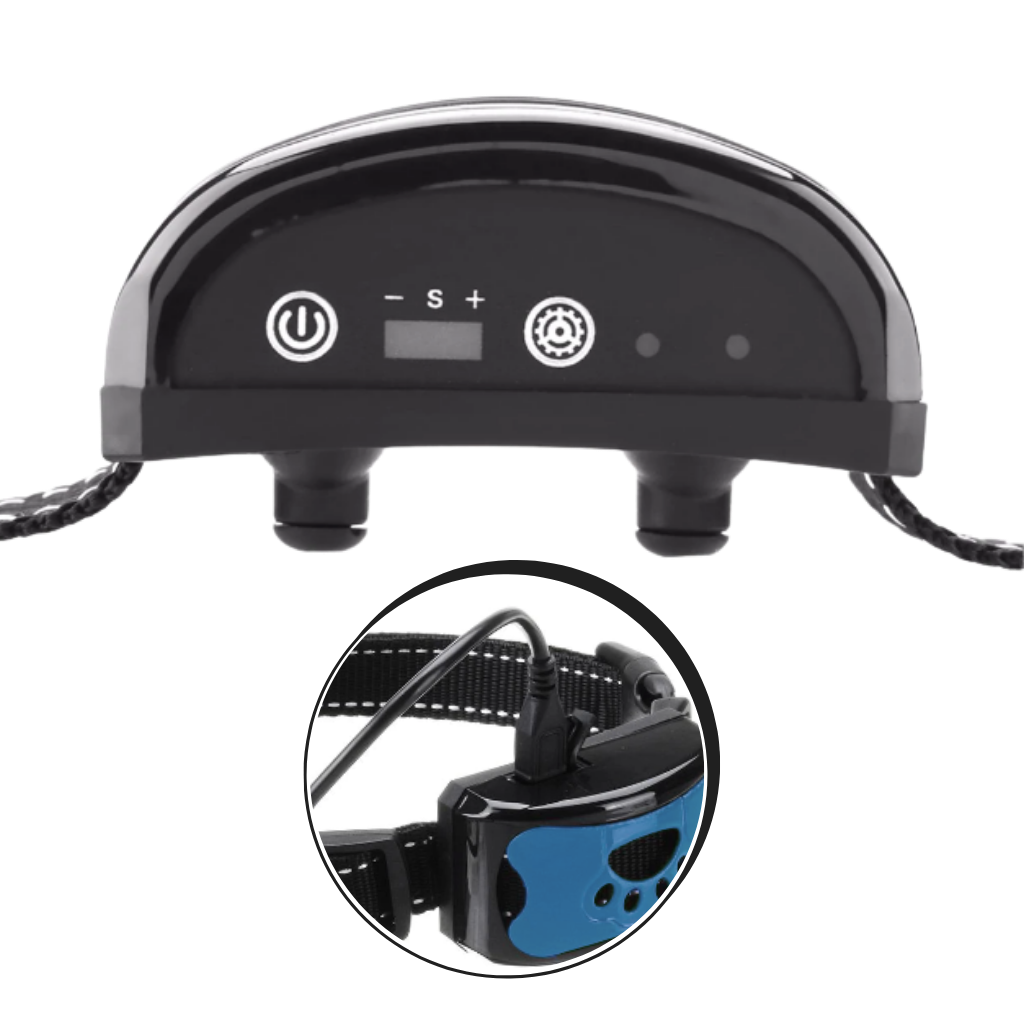 Collar anti ladridos ajustable para perros