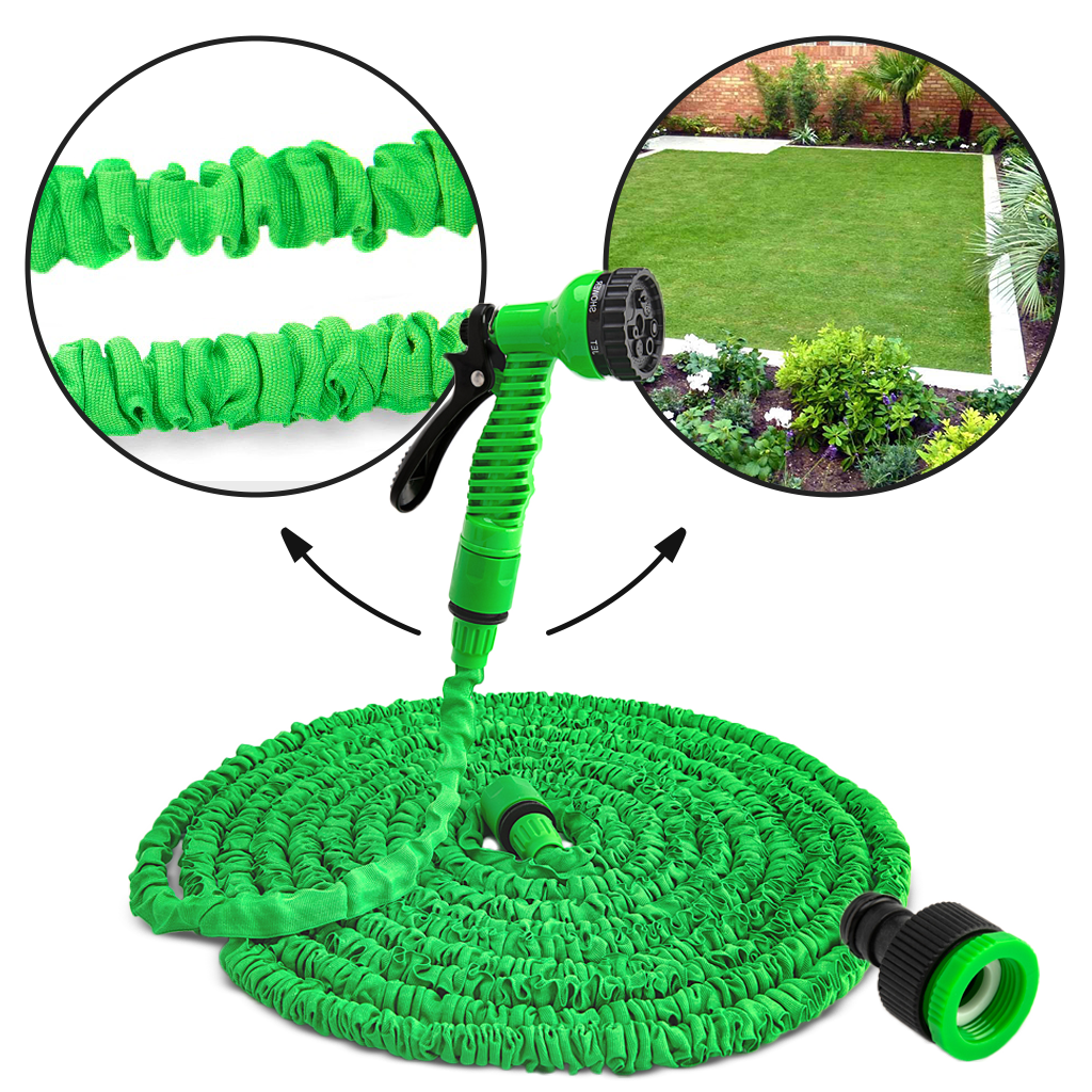 Manguera extensible de jardin hasta 23m