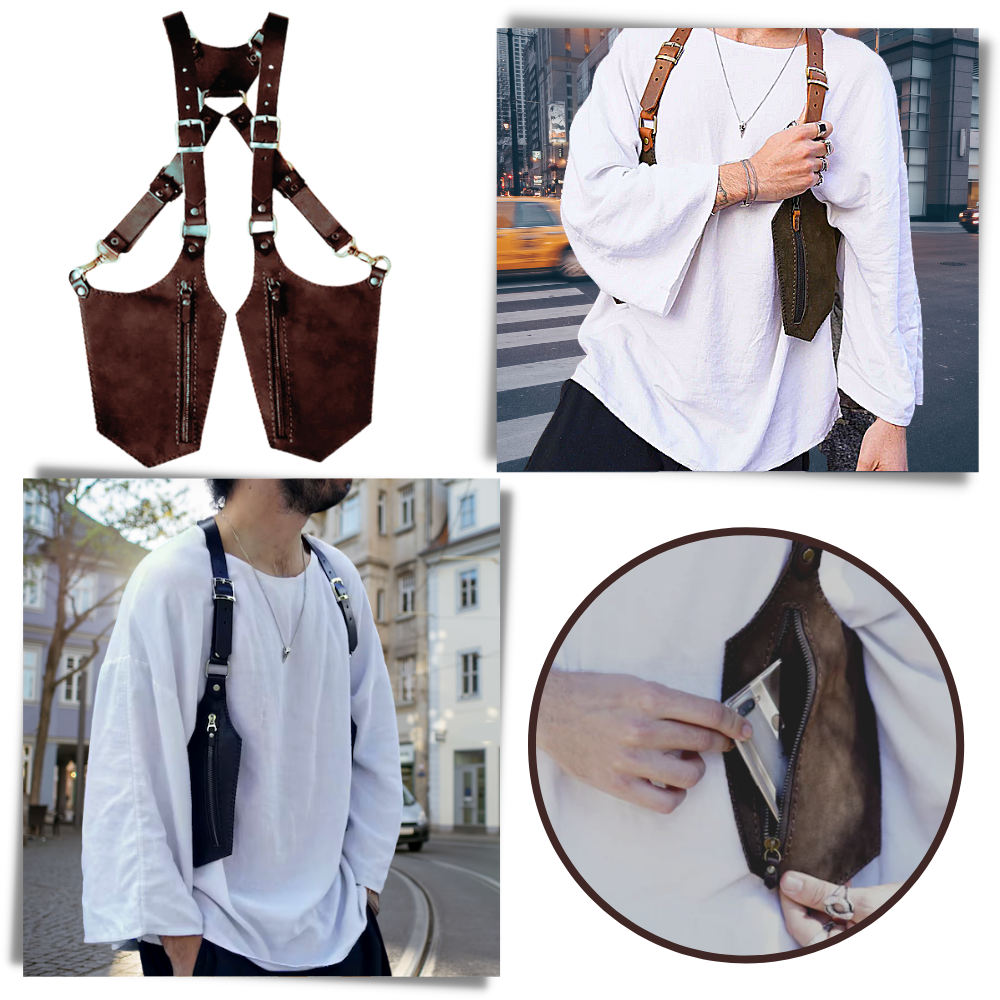 Bolsa vintage a prueba de robos - Ozerty