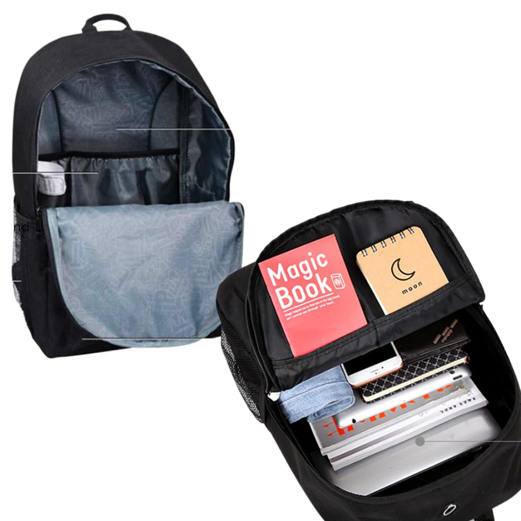 Mochila luminosa de anime para portátil - Ozerty