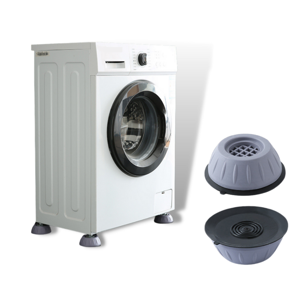 Paquete de 4 pies de goma antivibración - Ozerty