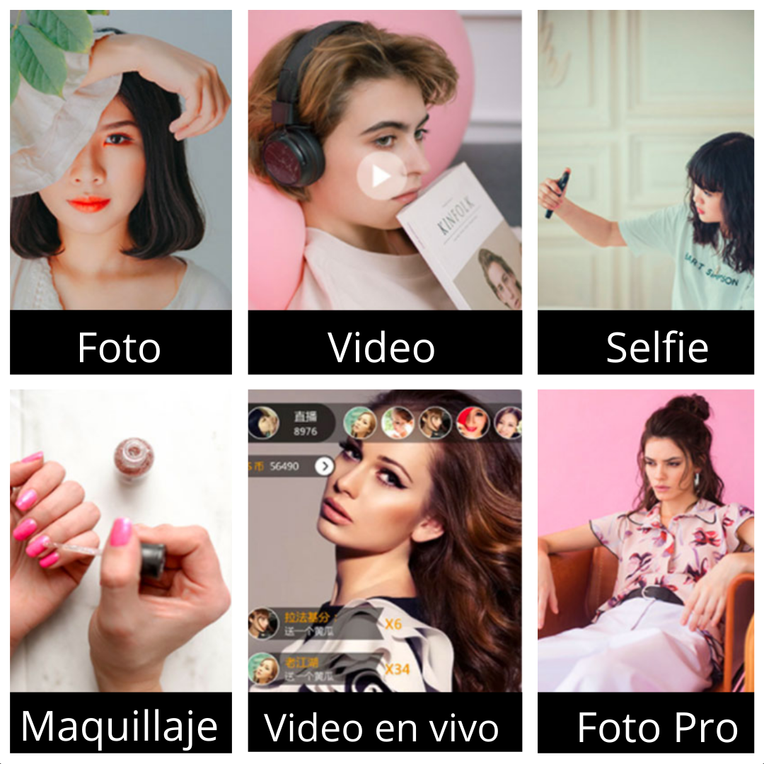 Aro de luz LED 16 cm con tripode