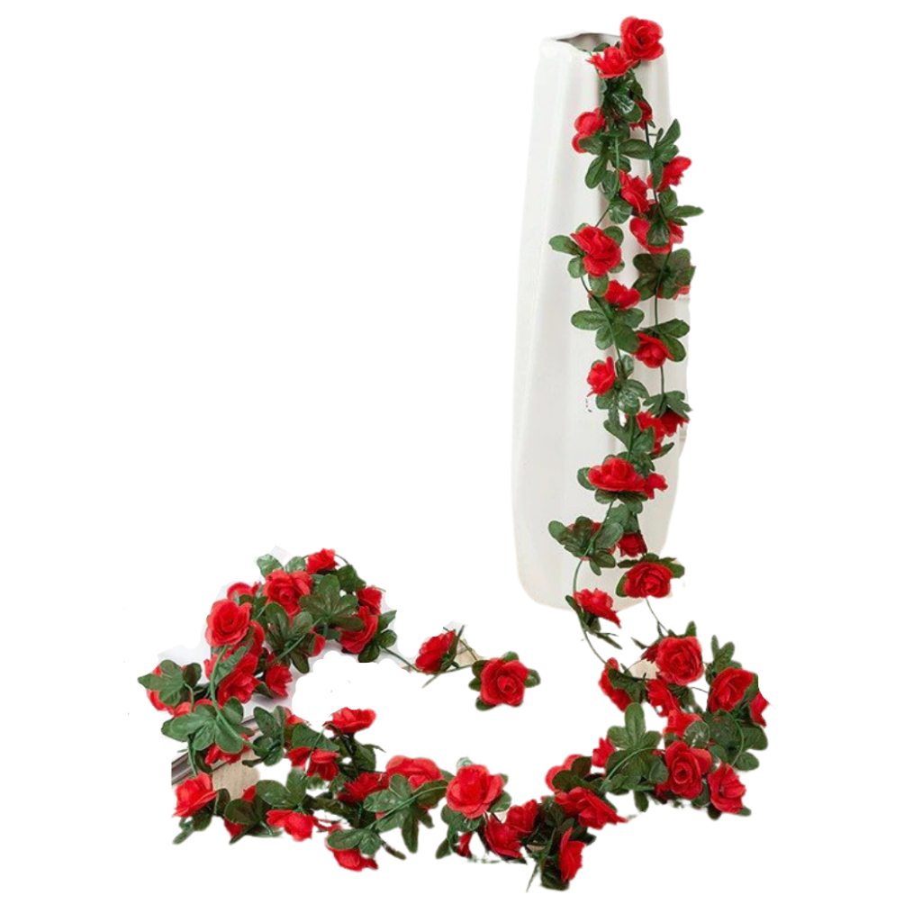 Guirnalda de rosas artificiales - Ozerty