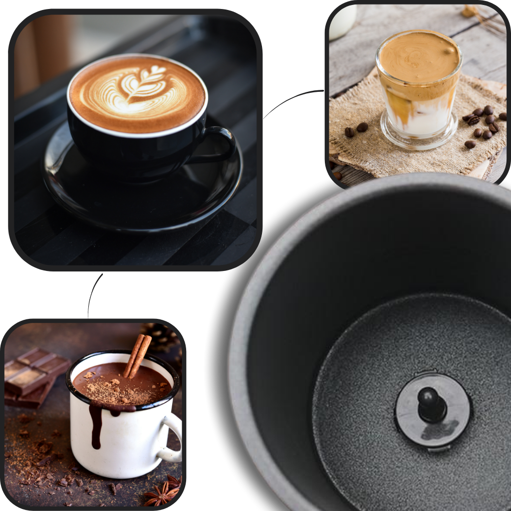 Espumador de leche automático