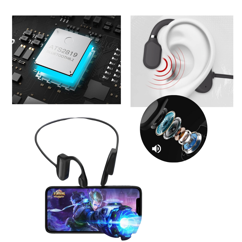 Auriculares de conducción ósea - Ozerty