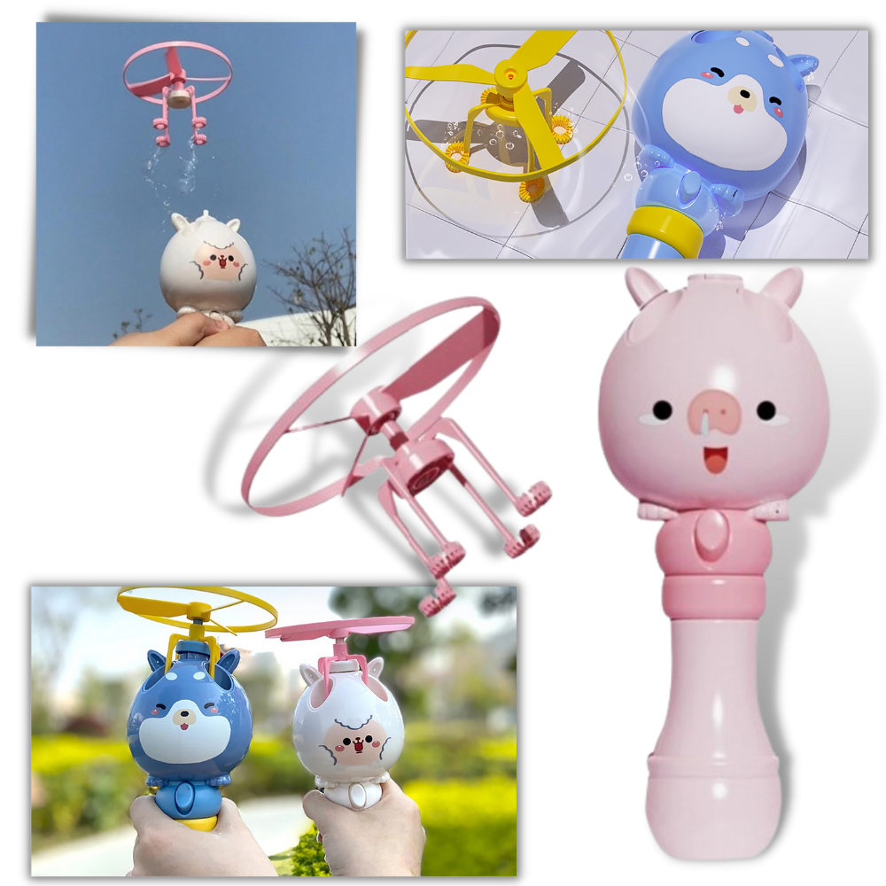 Máquina de burbujas de juguete 2 en 1 - Ozerty