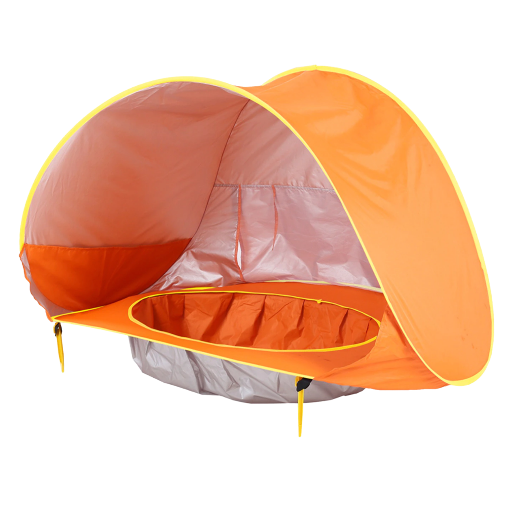 Carpa portátil para bebés con minipiscina