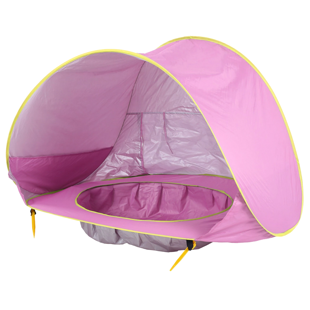 Carpa portátil para bebés con minipiscina