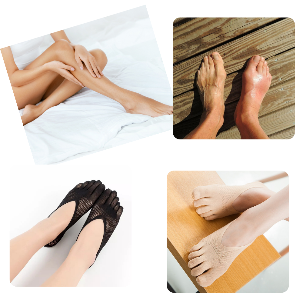 2 Pares de calcetines de compresión - Ozerty