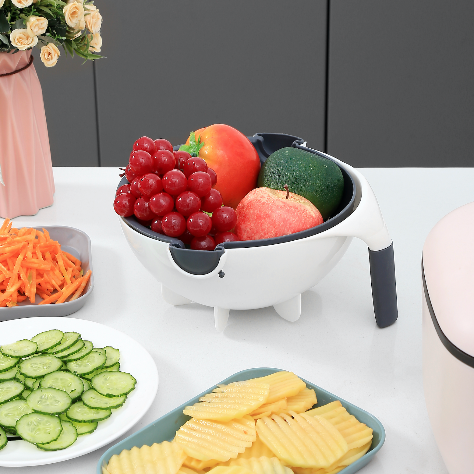 Cortador de verduras 4 en 1