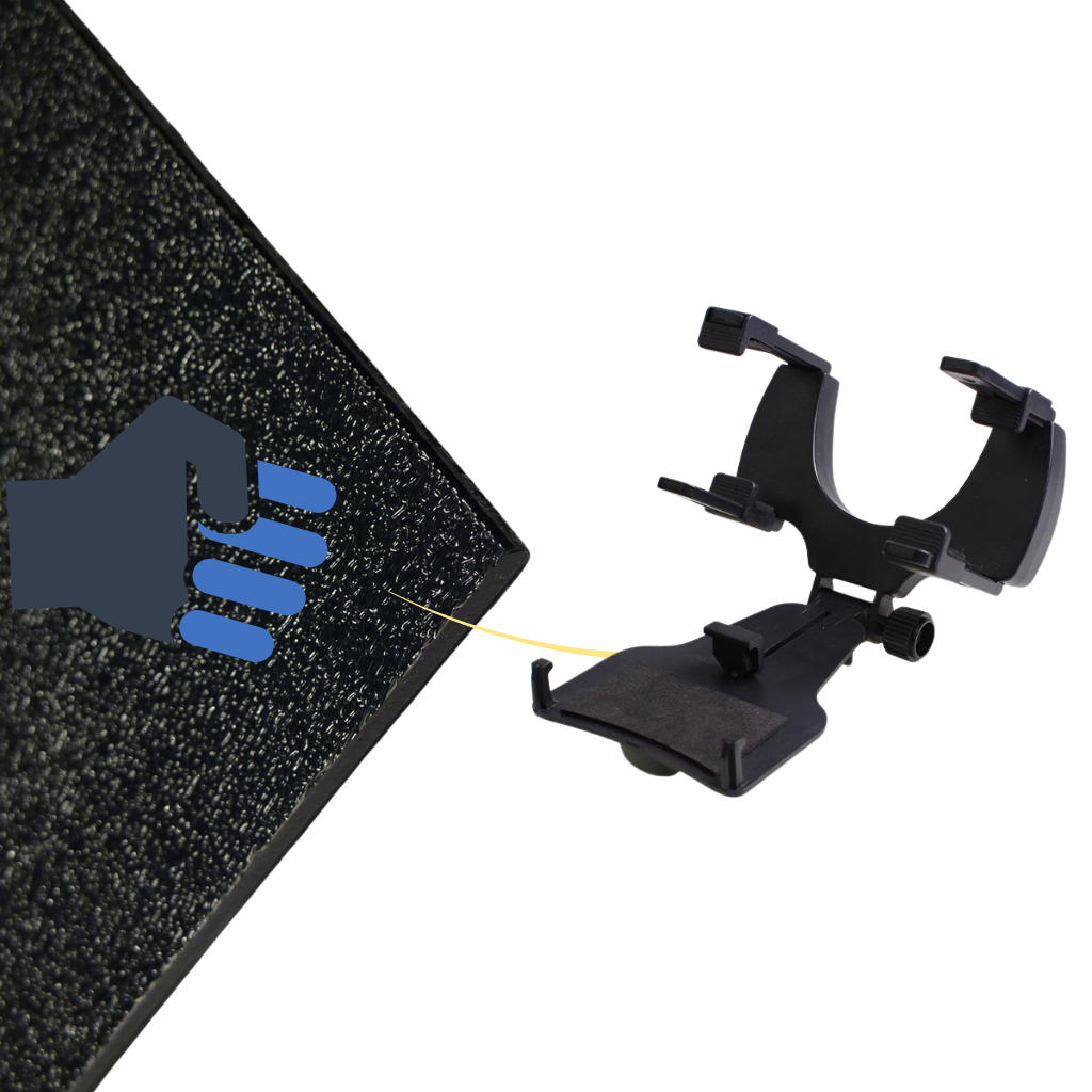 Soporte para teléfono en el espejo retrovisor del coche - Ozerty