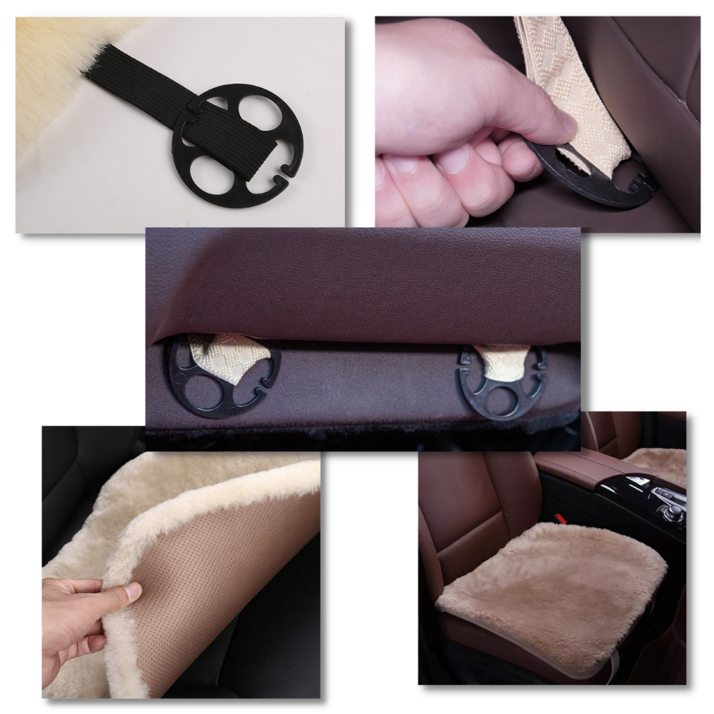 Fundas para asientos de coche de felpa - Ozerty