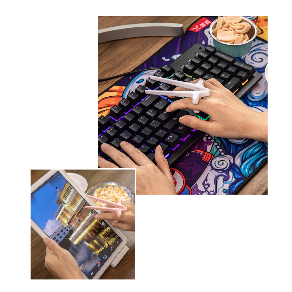 Palillos ergonómicos para los dedos - Ozerty